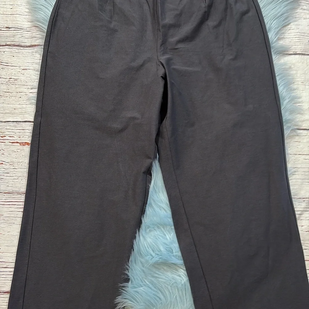Eileen Fisher Grey Knitted Pull On Pants sz 1X